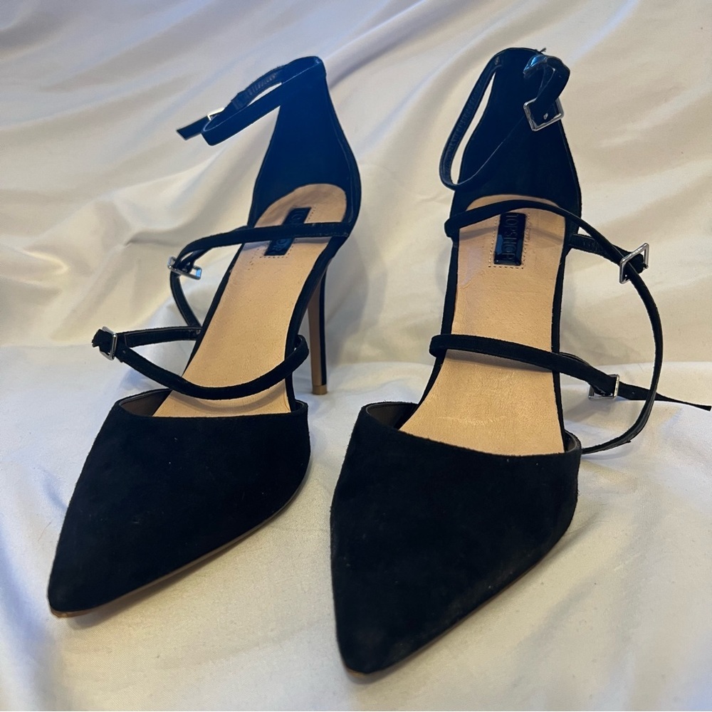 Topshop Black Strappy‎ Heel